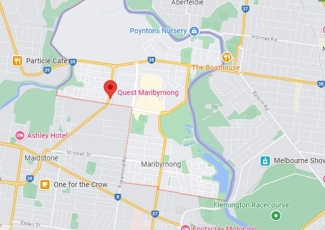 Ducted Heating Maribyrnong map area