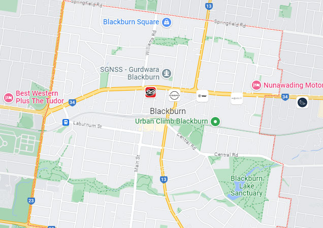 Blackburn map area